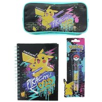 Pok ©mon A5 Notebook, 10 Colour Pen and Pencil Case Set at Kaleidoscope Catalogue Pok ©mon A5 Notebook, 10 Colour Pen and Pencil Case Set.