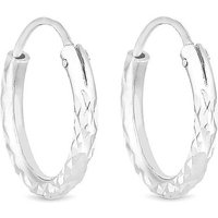 Simply Silver Textured Hoop Earrings at Kaleidoscope Catalogue Simply Silver Textured Hoop Earrings.