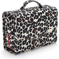 Victoria Green 'Emma' 3 in 1 Hanging Beauty Bag - Leopard Print at Kaleidoscope Catalogue Victoria Green 'Emma' 3 in 1 Hanging Beauty Bag - Leopard Print.