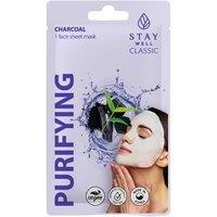 Klip Shop Enjoy 25% Discount on STAY WELL Classic Charcoal Purifying Mask 1pc