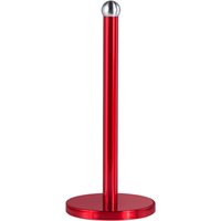 Kitchen Roll Holder Stainless Steel Paper Towel With Holder Non Slip Base - Red