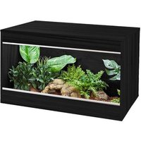 VivExotic Repti-Home Maxi Med Vivarium Black - Black