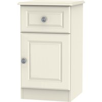 Pembury Ready Assembled Cupboard Bedside - Cream Ash
