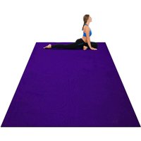Eco-Friendly Padded Exercise Yoga Mat - Purple