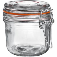 Glass Storage Jar - 200ml - Orange Seal / 1
