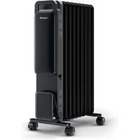 Pro Breeze 2500W 11 Fin Oil Filled Radiator with Digital Display - Black
