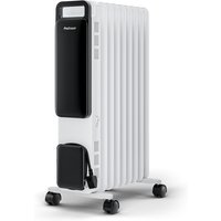 Pro Breeze 2500W 11 Fin Oil Filled Radiator with Digital Display - White