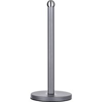 Kitchen Roll Holder Stainless Steel Paper Towel With Holder Non Slip Base - Grey