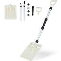 Wide Snow Shovel - White