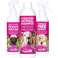 Pretty Pooch Fluffy and Fabulous Grooming Kit Set - Clear