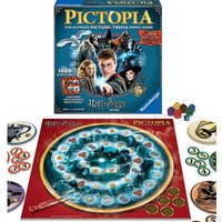 Harry Potter Pictopia Trivia Board Game - Various Colours