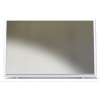 Balmoral White Gloss Mirror - White Gloss & White