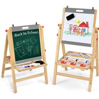 3-In-1 Foldable Kids Easel - Grey