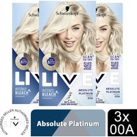 Schwarzkopf Live Intense 00A Platinum Blonde Permanent Hair Dye - 00A Platinum Blonde