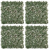 4 Piece Expanding Trellis Fence - Green