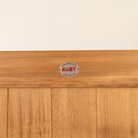 Iroko Highampton Mortise Tenon Entrance Gates (Pair) - Brown