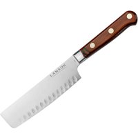 7″ Premier Forged Nakiri (Vegetable) Knife with Kullenschliff (Granton) Edge