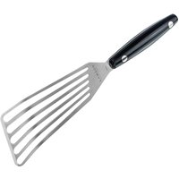 Vintage 3″ x 6″ Chef's Slotted Turner, Right or Left Hand, Walnut, Pink or Black Handle