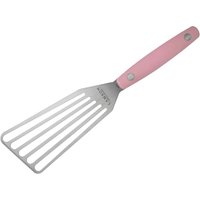 Vintage 3″ x 6″ Chef's Slotted Turner, Right or Left Hand, Walnut, Pink or Black Handle