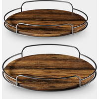 Wood Turntable Organizer