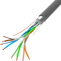 LANBERG LAN-Ethernet-Netzwerkkabel 305m FTP CCA Kabel grau
