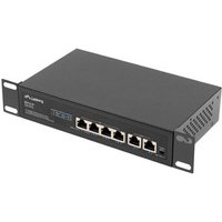 LANBERG Switch 4-Port 100MB PoE+/2x100MB unmanag. 10/19"60W