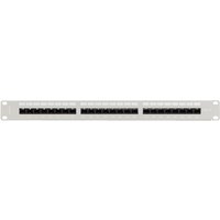 LANBERG 19" Patchpanel 1U 24-Port CAT.5E UTP + Kabelorg. gr