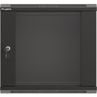 LANBERG 19" 9U 540x350 Wandgehäuse Glastür (FlatPack) sw