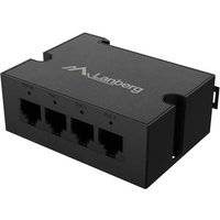 LANBERG Switch DIN-FE4-AT-30W 1xIn 3xOut 100MB PoE Extender