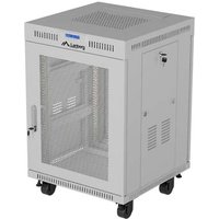 LANBERG 19" 15U 600x600 freist. LCD perfor. Tür (FlatPack)gr (Speditionsversand)