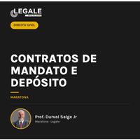 Contratos de mandato e depósito