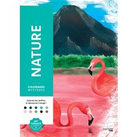 Nature : 100 coloriages mystères inédits : coloriez les chiffres et lettres et découvrez l'image !