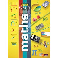 Maths 5e-4e-3e, cycle 4 : livret de cours : programme 2016