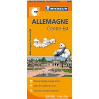 Carte Régionale Allemagne Centre-Est
