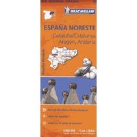Carte Régionale Espagne Nord-Est : Cataluña / Catalunya, Aragon, Andorra