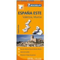 Carte Régionale Espagne Est : Valencia, Murcia