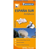 Carte Régionale Espagne Sud : Andalucia