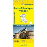 Loire-Atlantique Vendee - Michelin Local Map 316