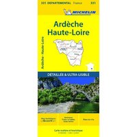 Ardeche, Haute-Loire - Michelin Local Map 331