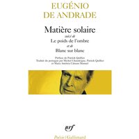 Matière solaire. Le poids de l'ombre. Blanc sur blanc