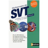 Dictionnaire de SVT, sciences de la vie et de la Terre