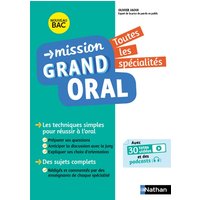 Mission grand oral, toutes les spécialités : nouveau bac