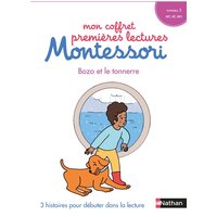 Mon coffret premières lectures Montessori : Bozo et le tonnerre : 3 histoires pour débuter dans la lecture, niveau 3, err, et, ien