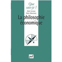 La philosophie économique