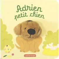 Adrien petit chien - Livre marionnette pour bébé - dès 3 mois