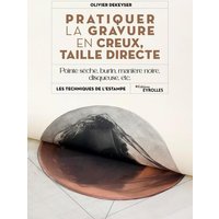 Pratiquer la gravure en creux, taille directe : pointe sèche, burin, manière noire, disqueuse, etc.