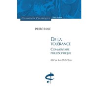 De la tolérance : commentaire philosophique