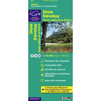 Top75009 Diois/Devoluy/Hte Vallee De La Drome 1/75.000