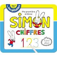 Les Incollables - Ma première ardoise Simon - Chiffres - Un feutre avec un effaceur !