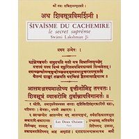 Le sivaisme du cachemire - le secret suprême